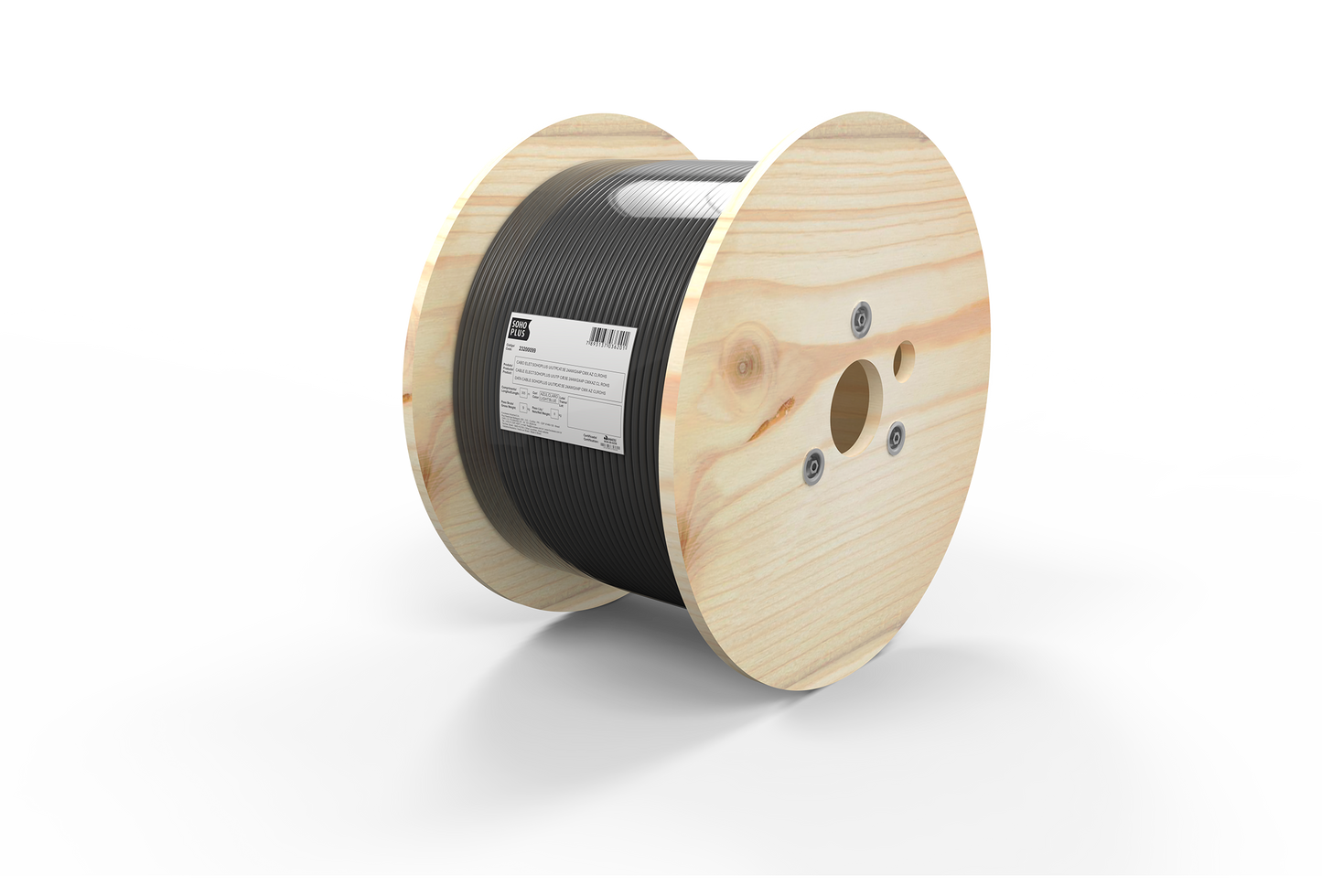 CABO TRANSMISSAO DE DADOS SOHOPLUS U/UTP CAT.5E 24AWGX4P CMX INDOOR/OUTDOOR (2030m)
