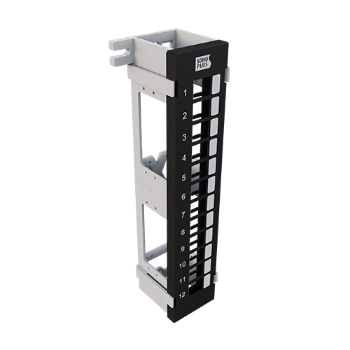 PATCH PANEL DESCARREGADO 12P DE PAREDE SOHOPLUS